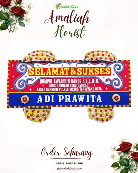 Papan Bunga Ucapan Selamat Betung Ii